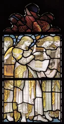 Anges Musiciens, Te Deum, Fenêtre Est, vers 1888
